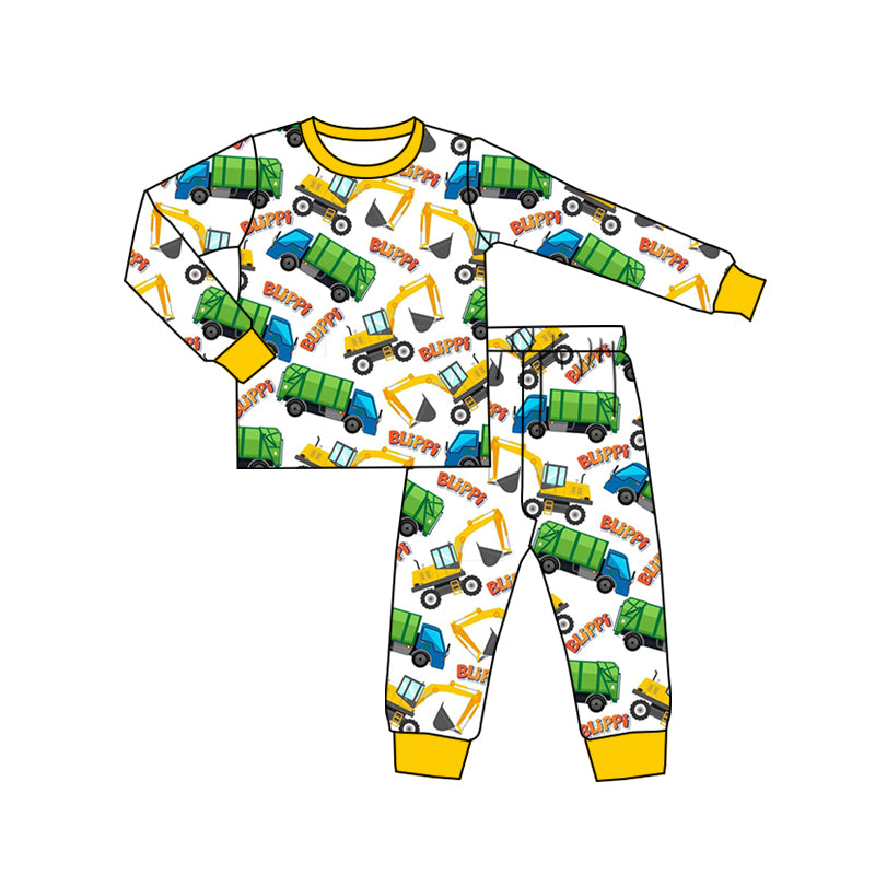 MOQ 5 teacher constructions baby kids pajamas