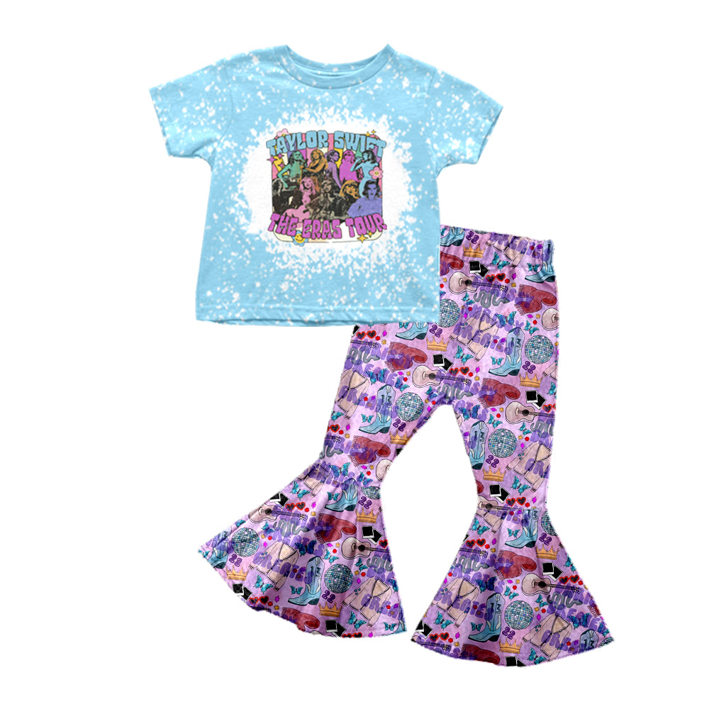 MOQ 3 bleached top boots pants ears singer girls outfits