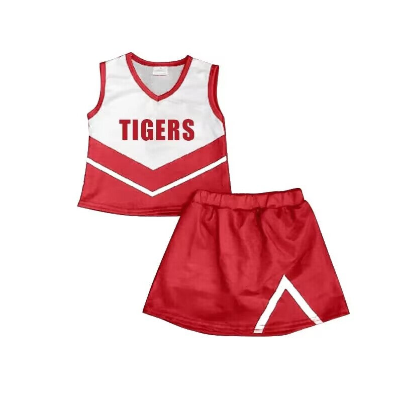 Deadline Aug 2 sleeveless tigers top skirt girls team clothes – Western ...