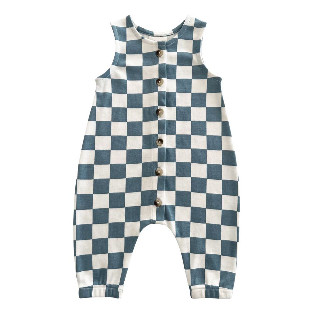Deadline  Feb 20 sleeveless plaid button down baby boy romper