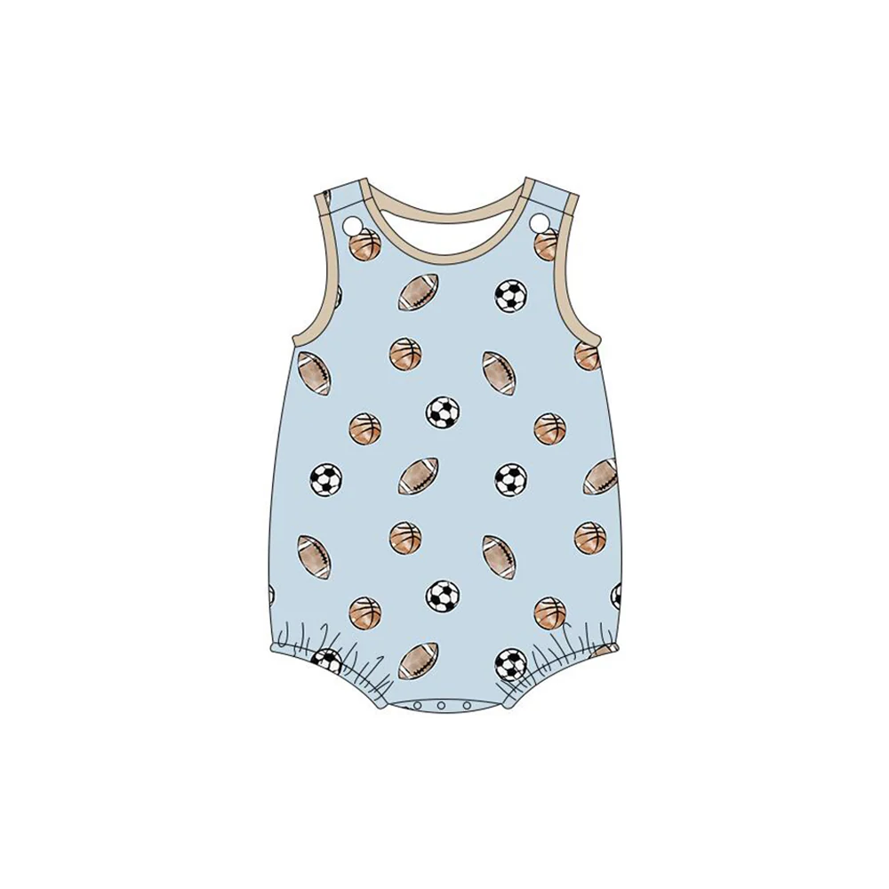 Deadline  Feb 20 sleeveless football soccer basketball baby boy romper