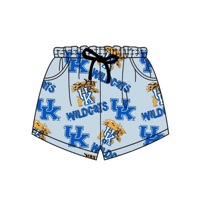 Deadline March 30 blue U K kids boys summer team shorts