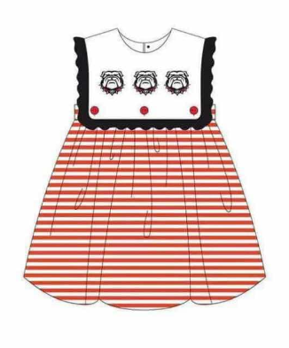 Deadline March 30 sleeveless stripe G kids girls team dress