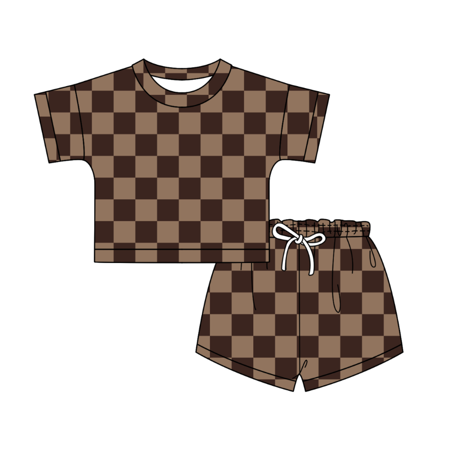 Deadline April 9 short sleeves khaki top shorts kids clothes