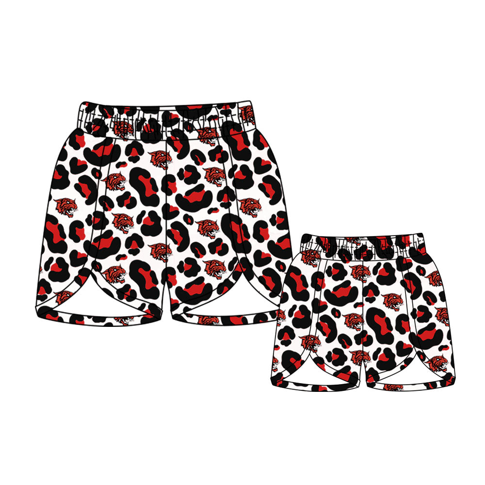 Deadline July 5 2025 leopard kids girls summer team shorts