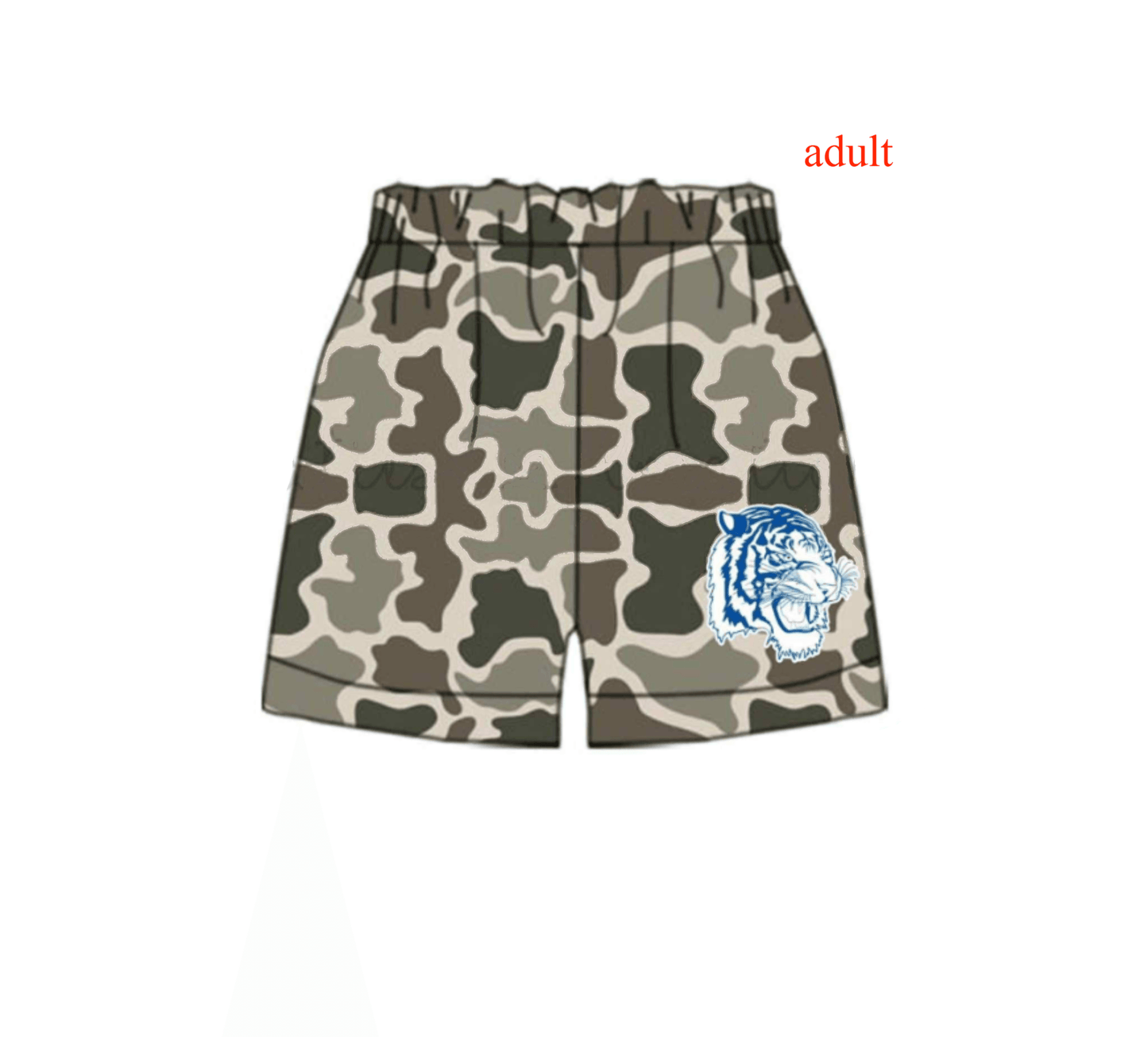 Deadline July 10 2025 camo light blue adult men team shorts