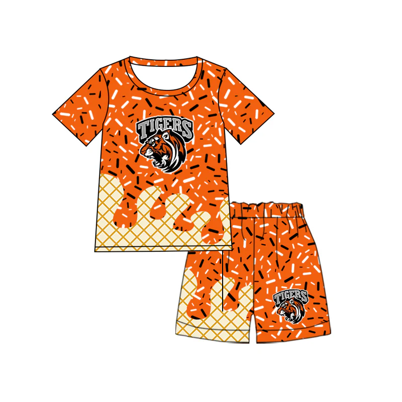 Deadline Aug 5 2025 orange tiger ice cream sprinkle boys team clothes