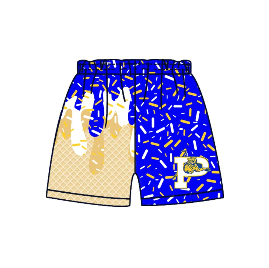 Deadline Aug 24 2025 P blue ice cream drip boys summer team shorts