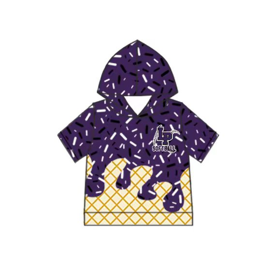 Deadline Sept 2 short sleeves L P ice cream drip adult hoodie