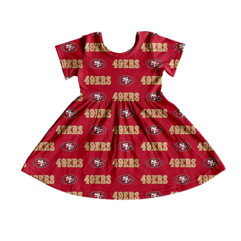 Deadline Sept 2 2025 short sleeves S F kids girls team dresses