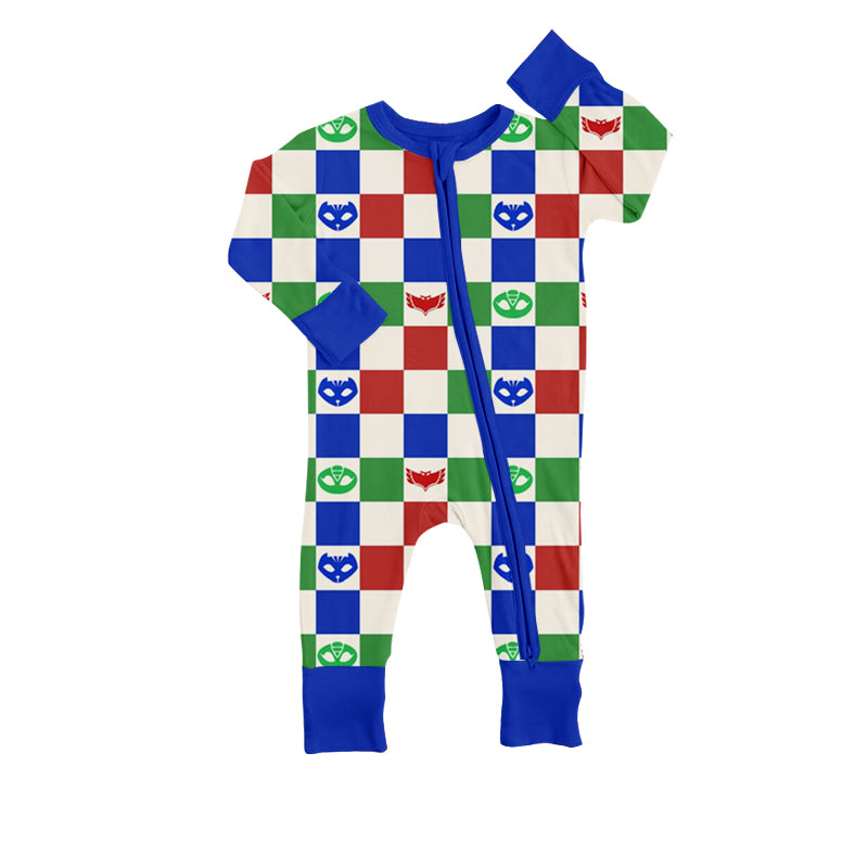 MOQ 5 PCS red blue green baby boy zipper romper