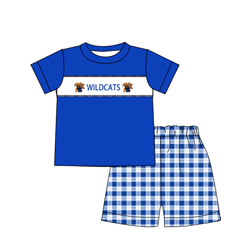 Deadline May 18 blue short sleeves top shorts boys team clothes