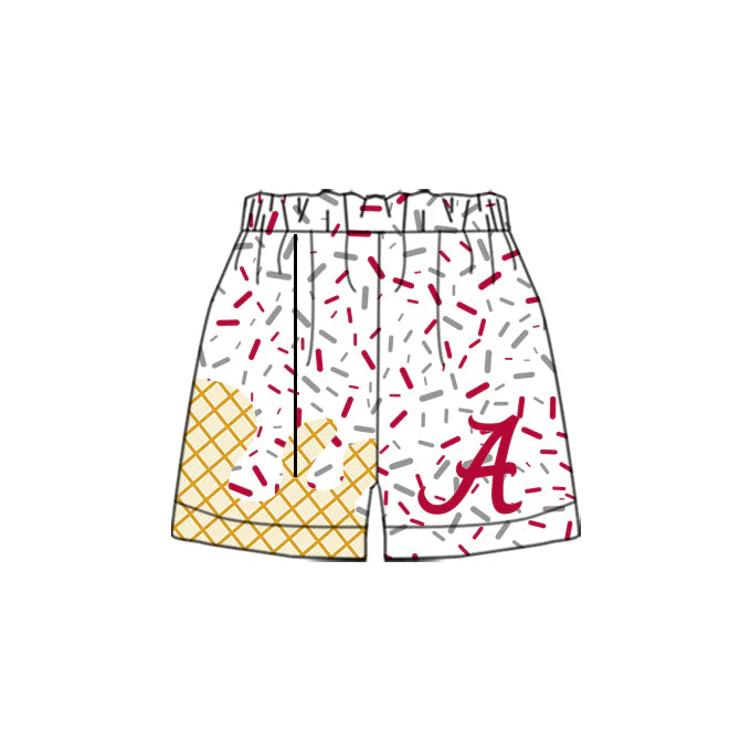 Deadline May 18 White A sprinkle ice cream boys shorts