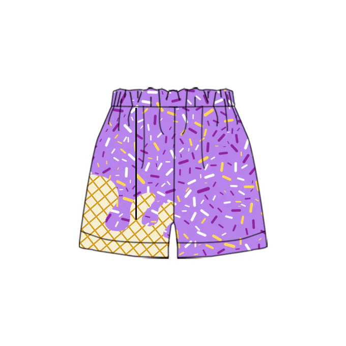 Deadline May 18 purple sprinkle ice cream boys shorts