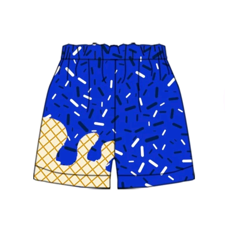 Deadline Sept 2 2025 blue ice cream adult men team shorts