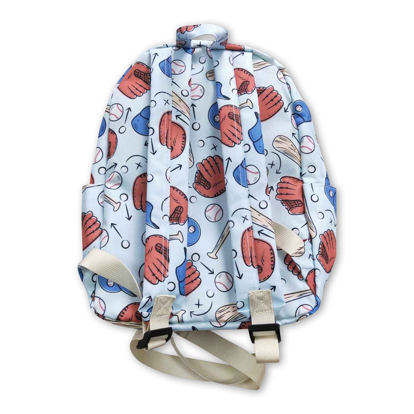 Baseball print kids packpack