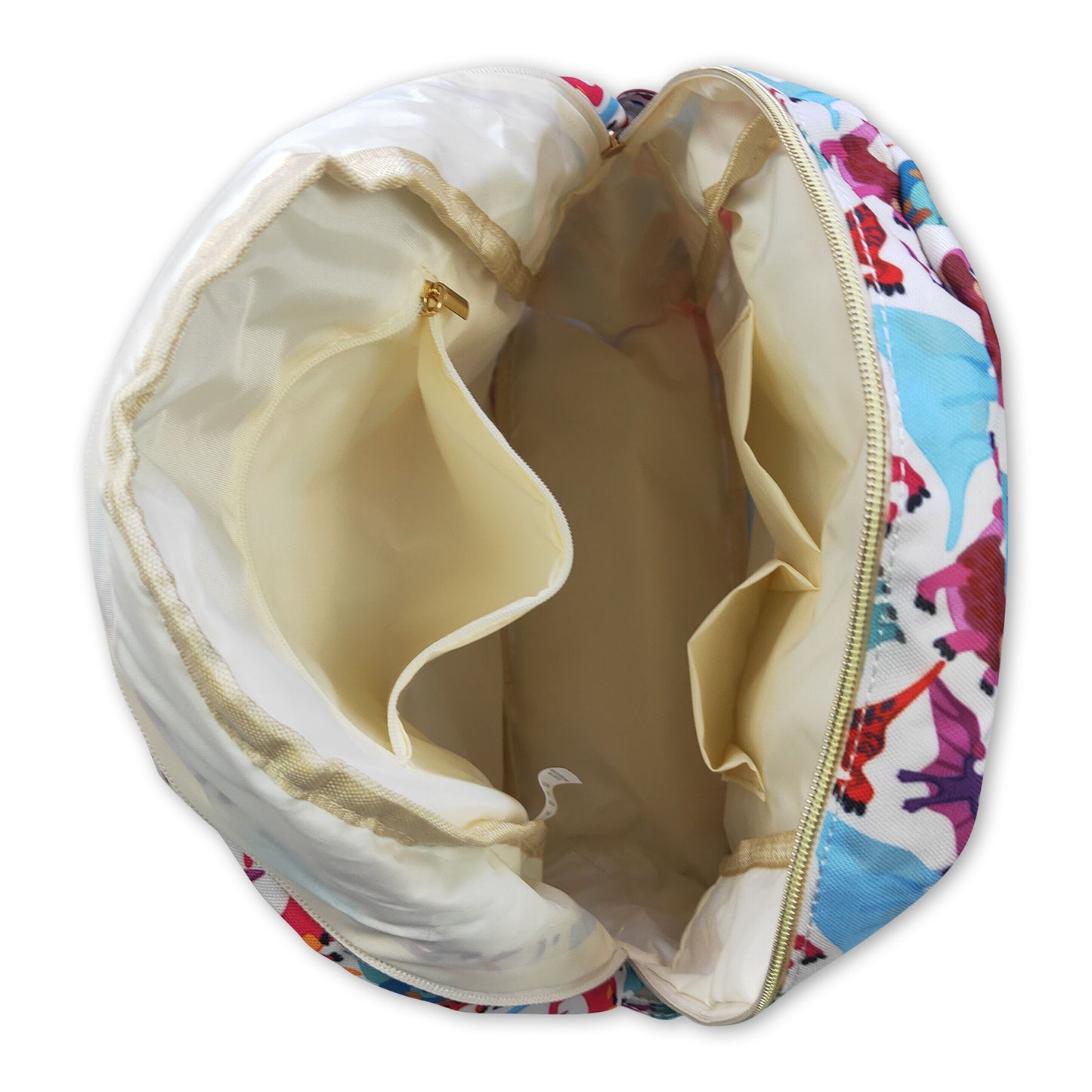 Purple dinosaur kids girls backpack