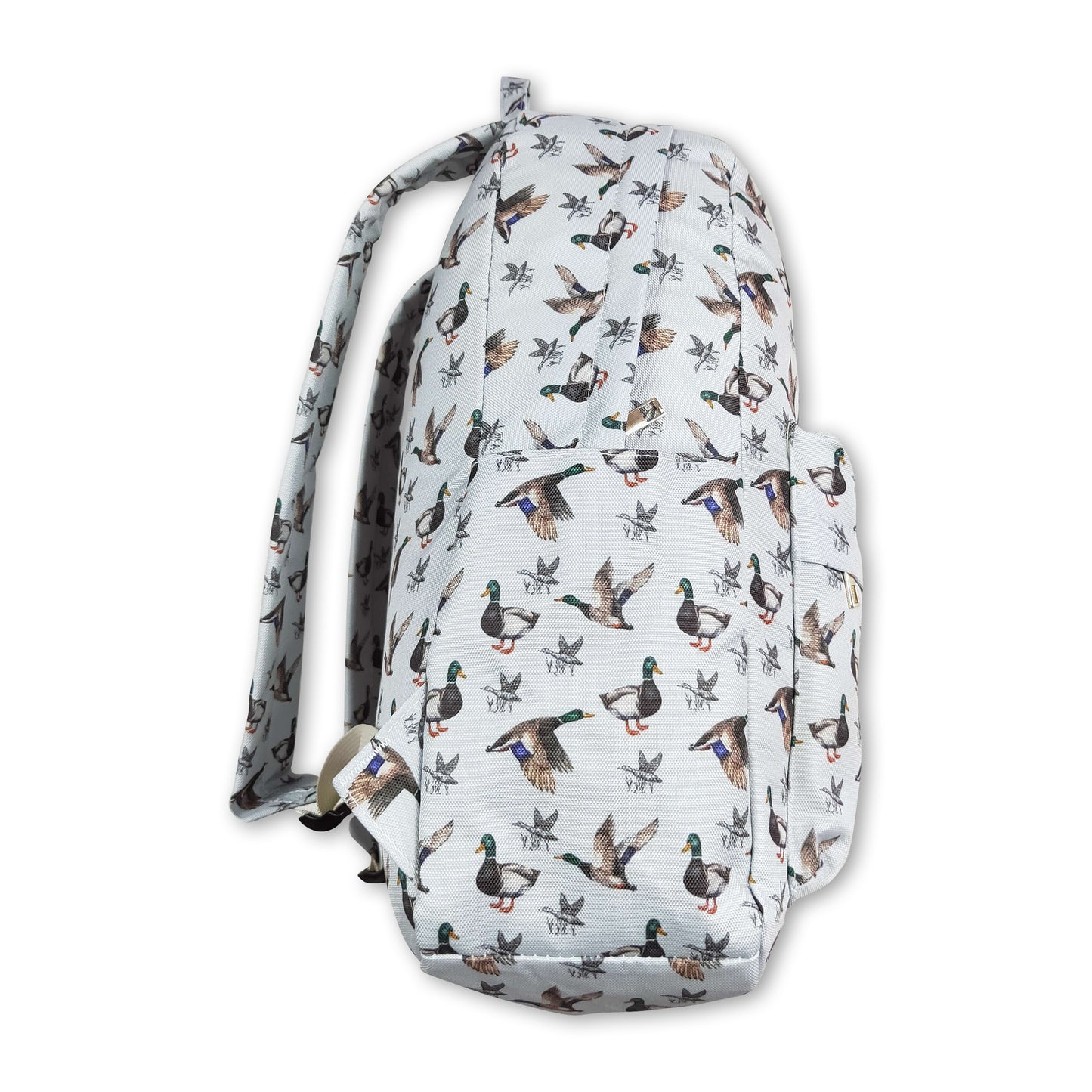 Duck print kids boys backpack ship from US