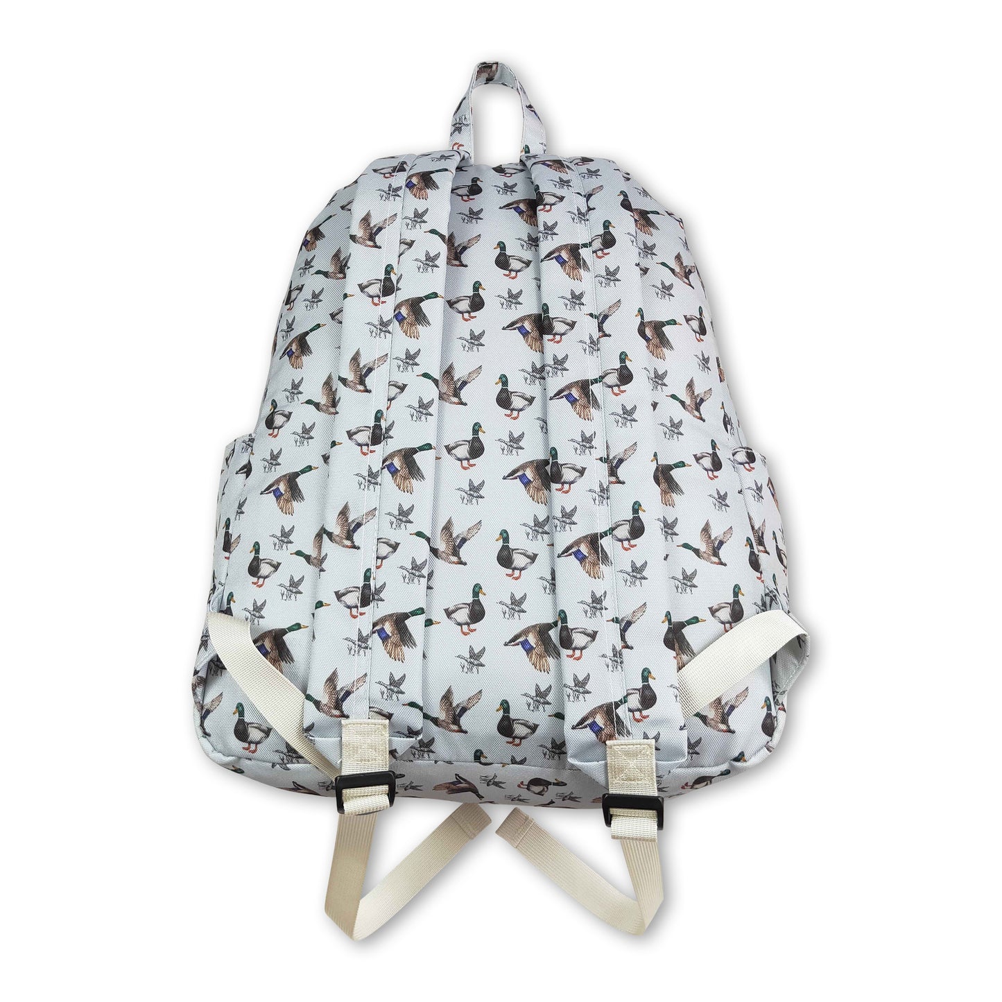 Duck print kids boys backpack ship from US