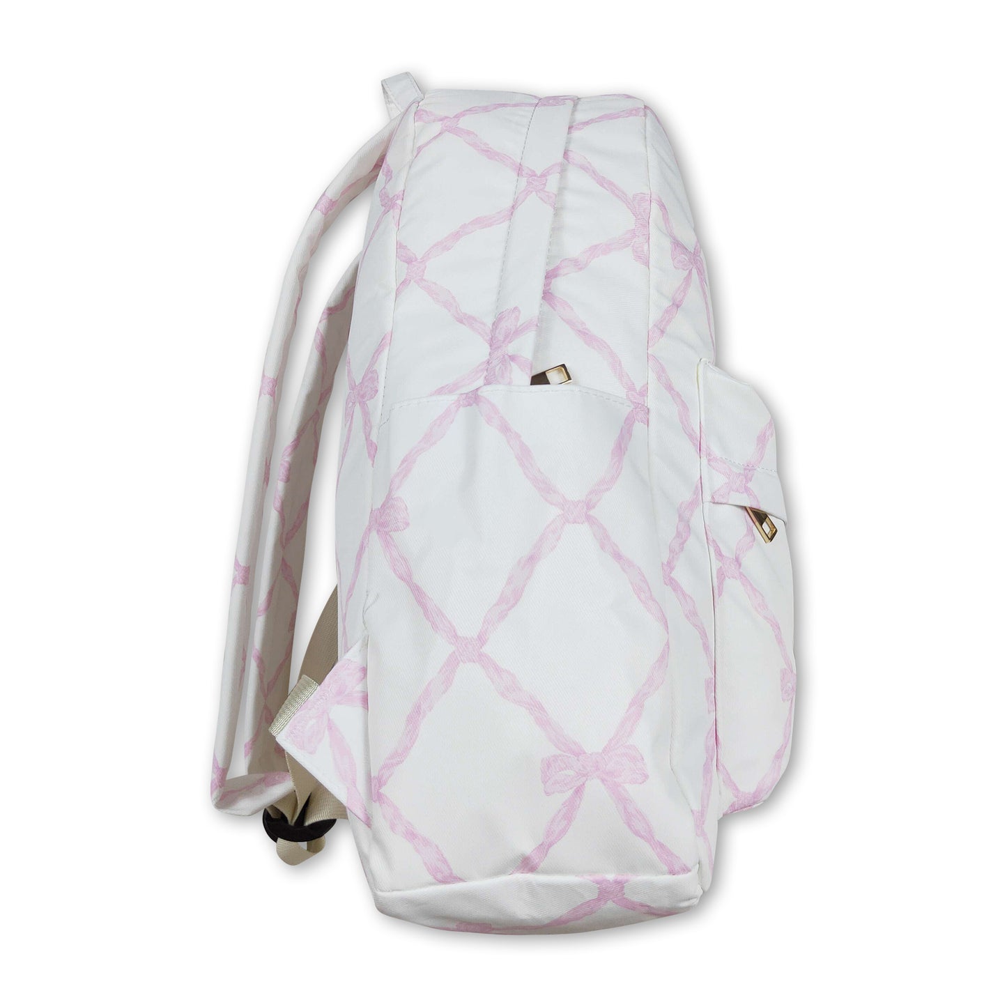 Pink bow kids girls backpack ship from US