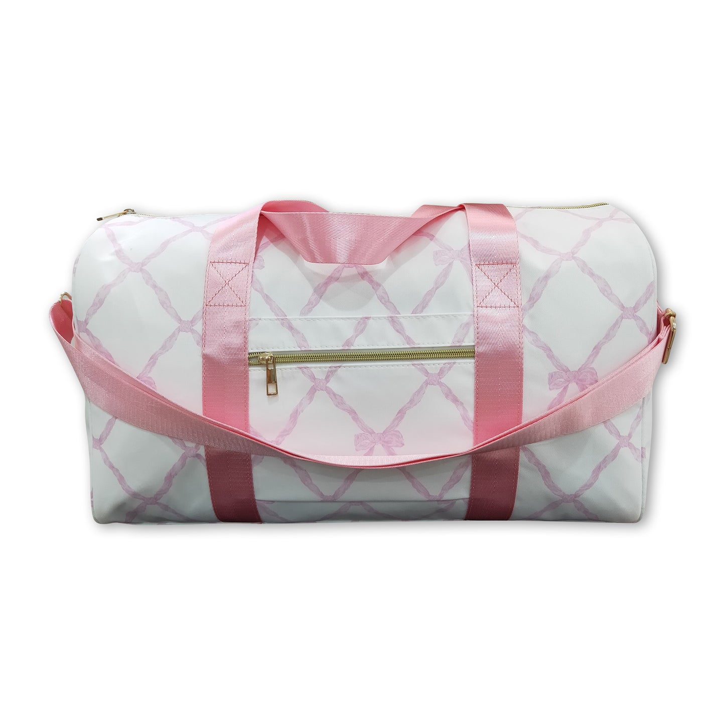 Pink bow duffel bag ship from US