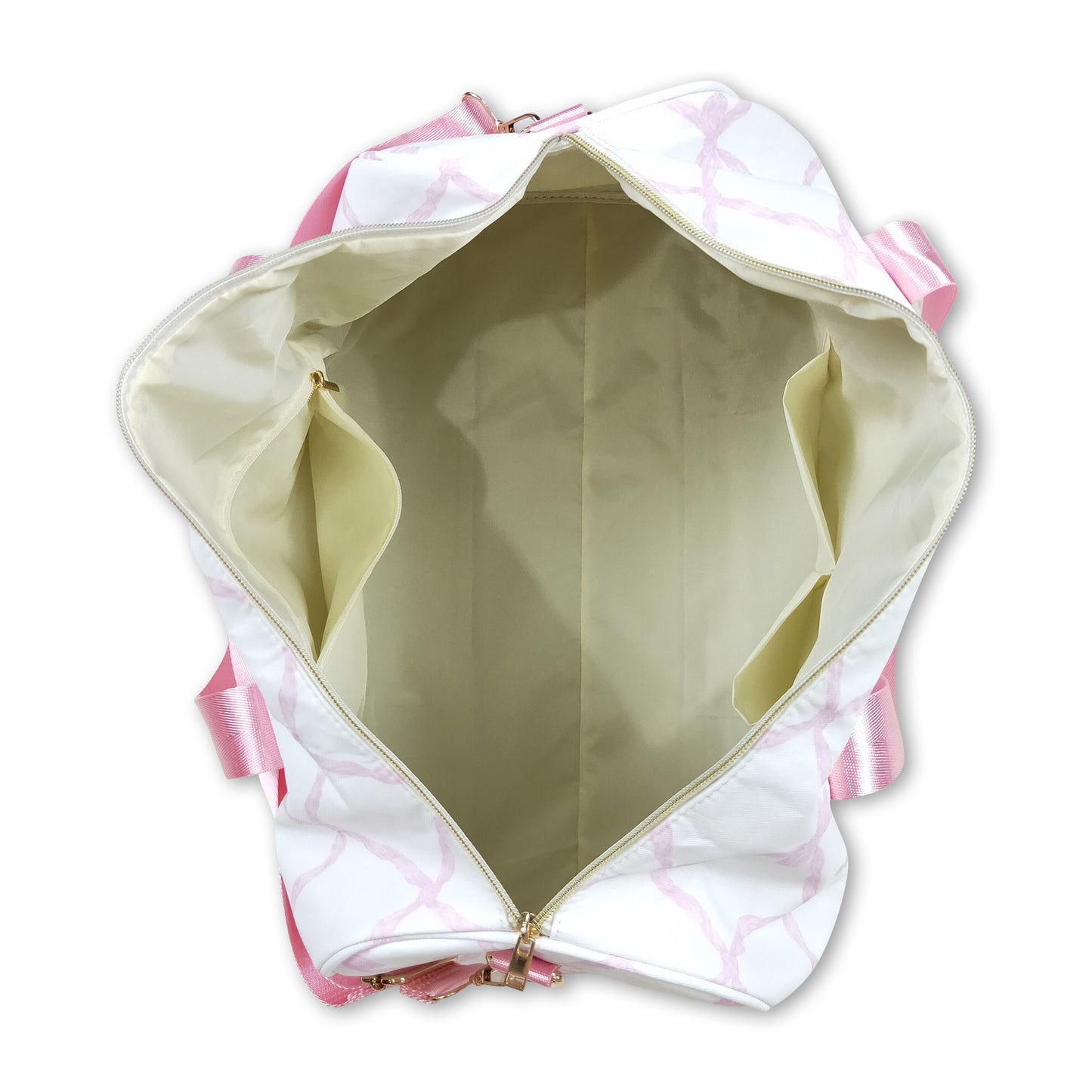 Pink bow duffel bag ship from US