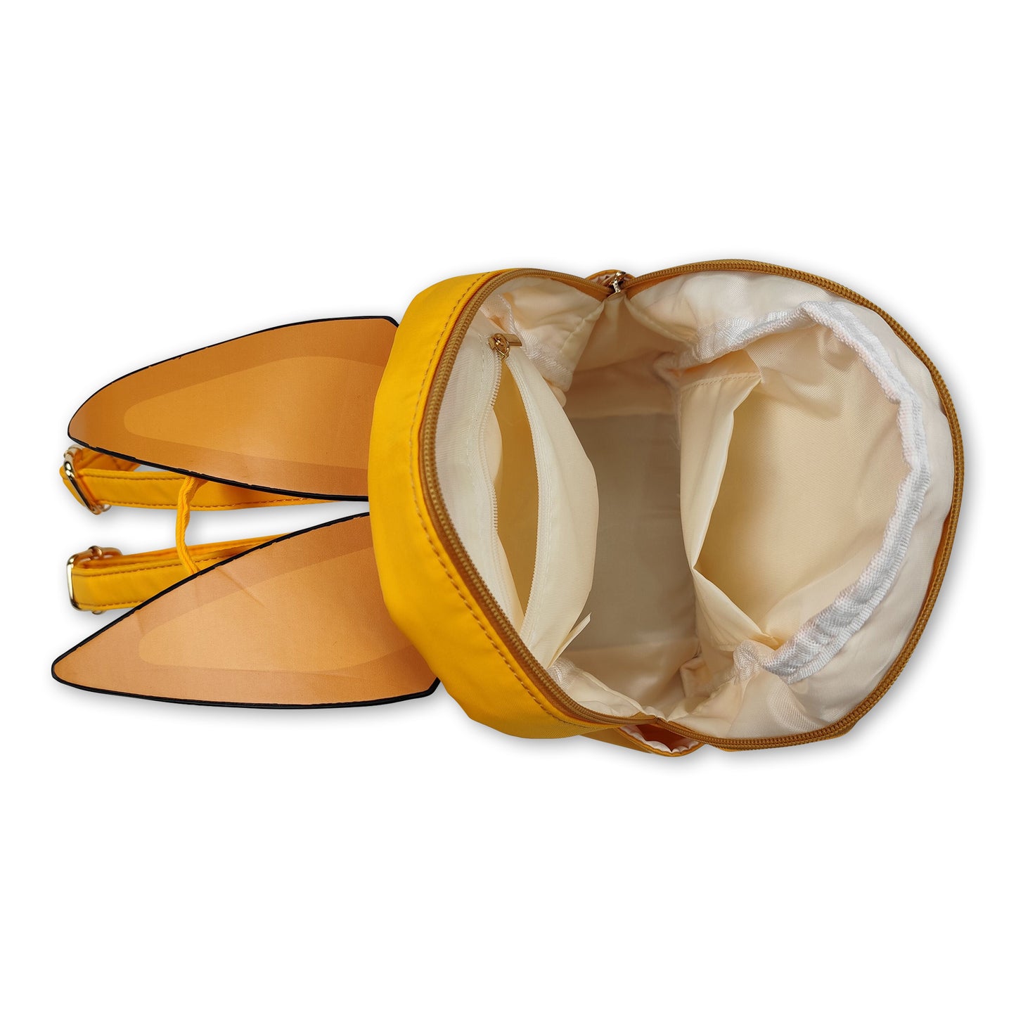 Ears yellow dog print baby kids backpack ship from US