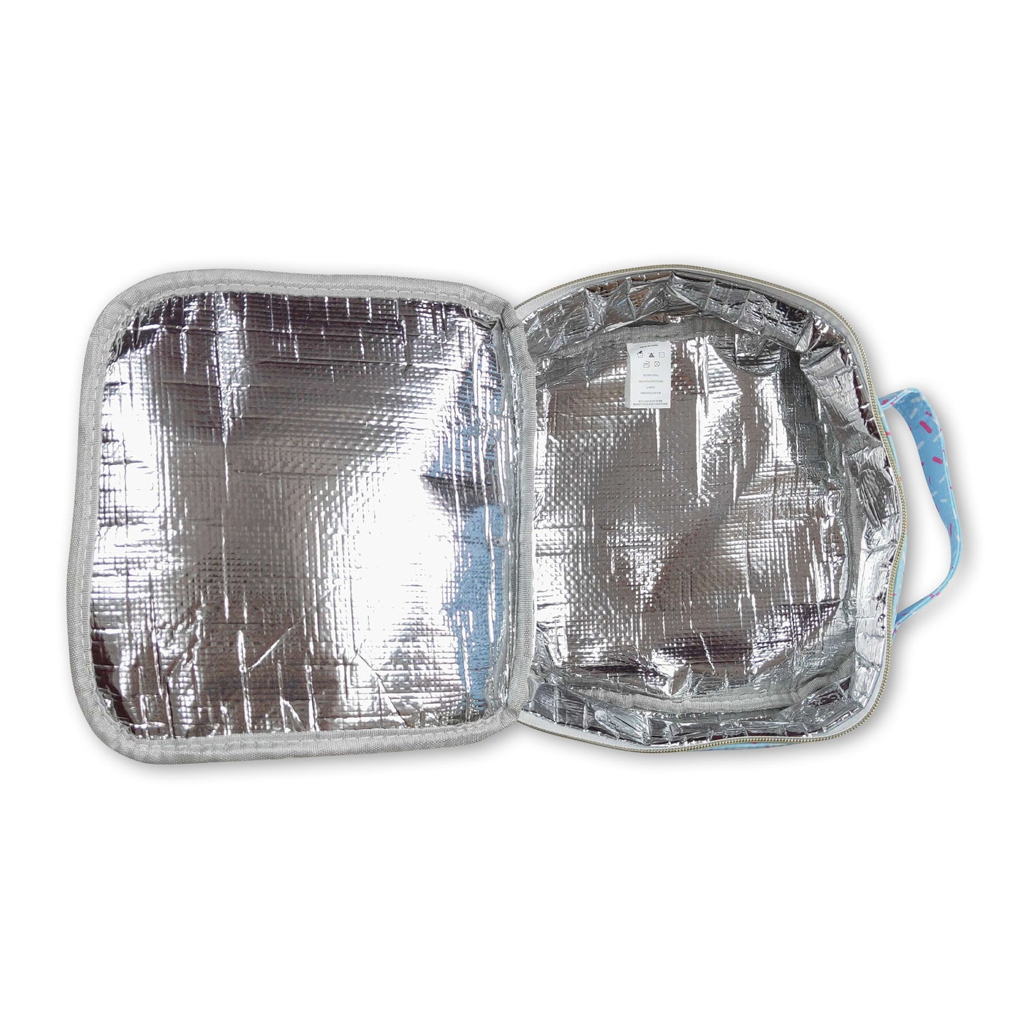 Light blue ice cream sprinkle kids lunch box ship from US