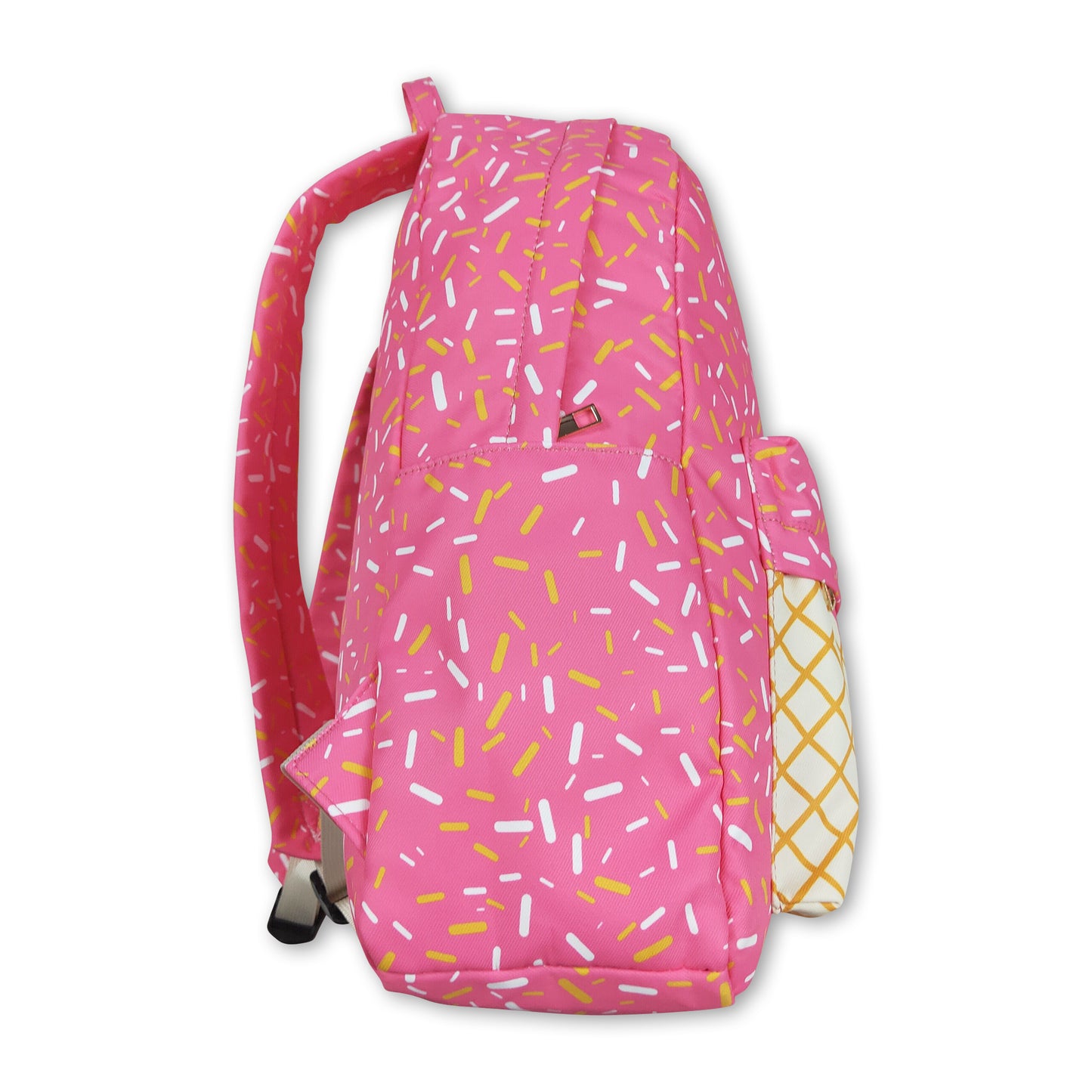 Pink ice cream sprinkle kids girls backpack ship from US