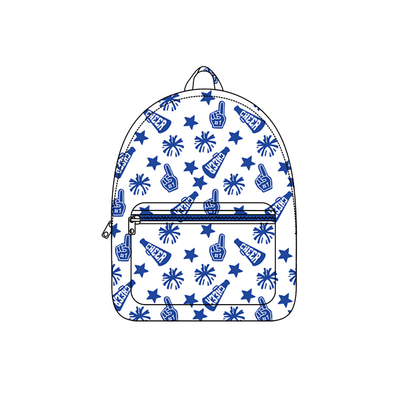 Blue cheer firework stars kids girls team backpack