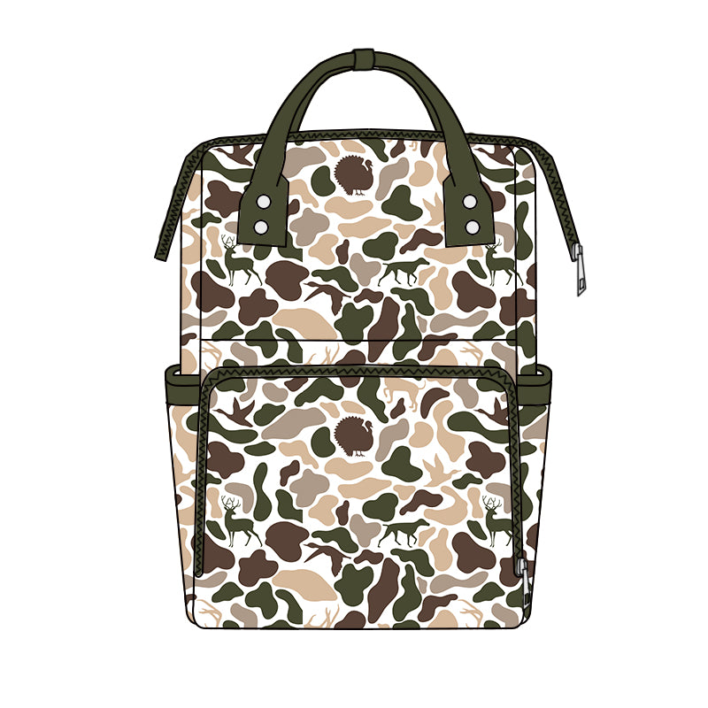Hunting camo baby mommy diaper backpack