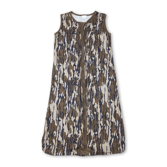 Sleeveless camo baby kids sleep sack
