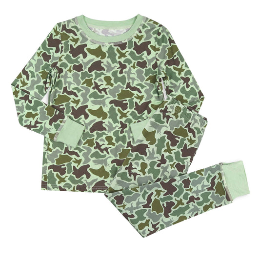camo duck kids boys long sleeve set