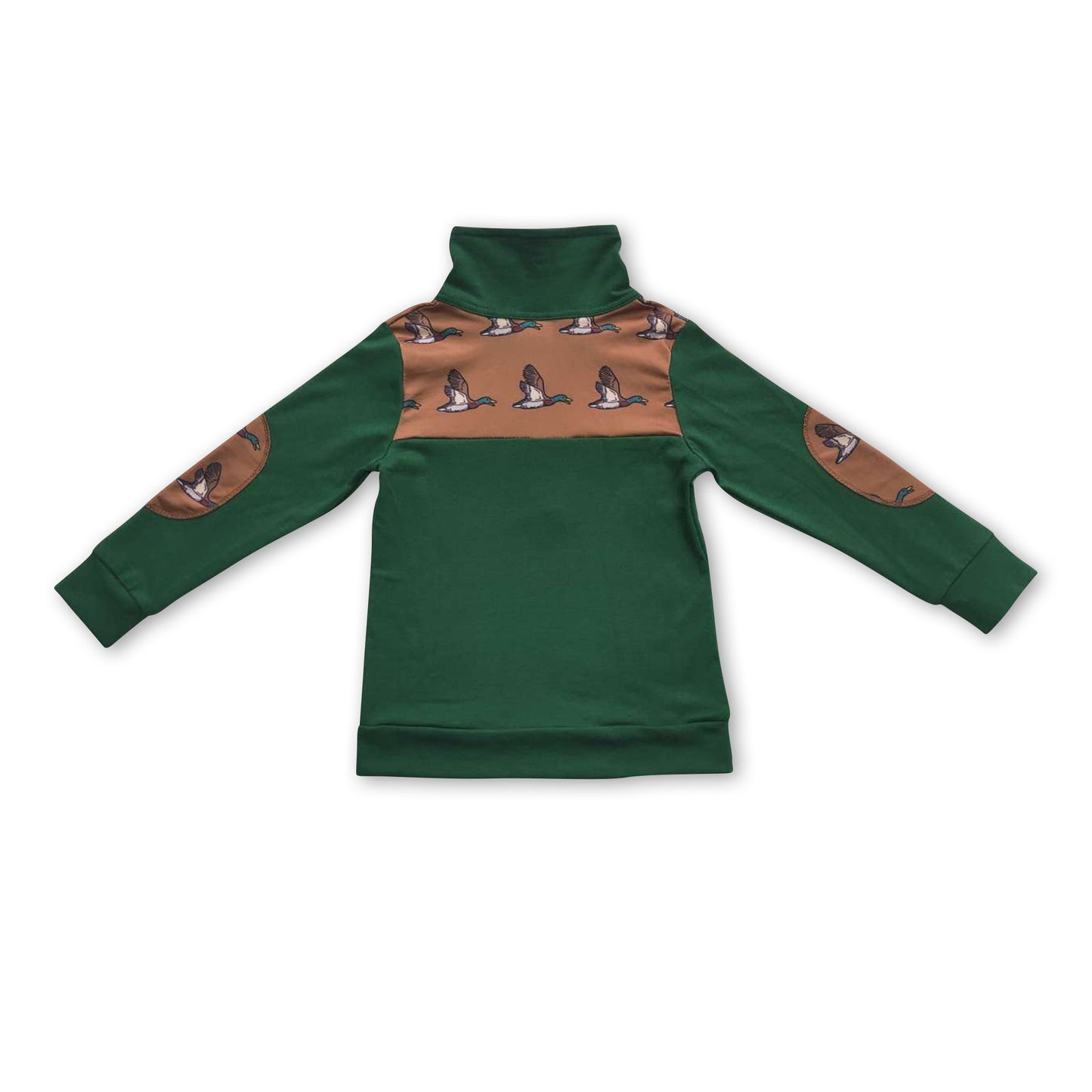 Duck hunting kids boy zipper pullover