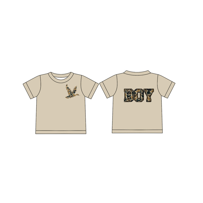 Short sleeves duck camo boy baby kids shirt