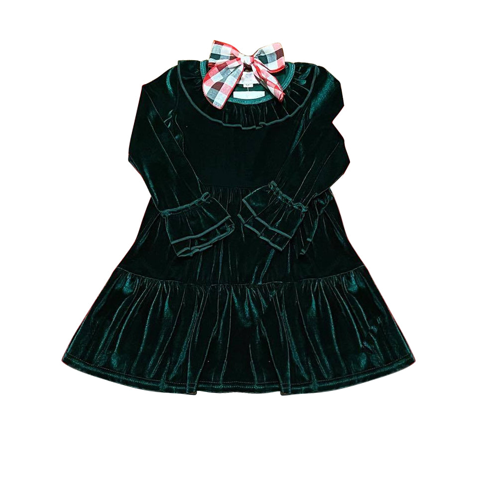 dark green christmas dresses velvet ruffle long sleeves girls dress – Western Kids Clothes <strong>STEP 3:</strong>  Additional Insurance:$23000 Total (+$750.00) The sleeveless design makes Robe café femme Macys Green Wedding Gowns