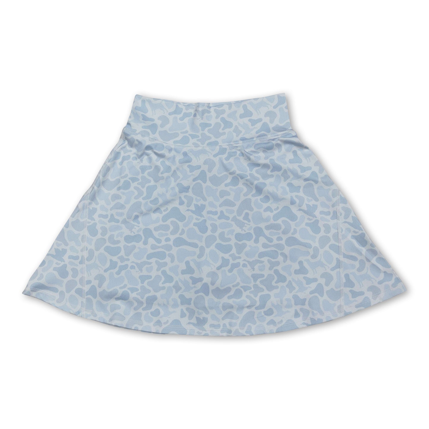 High waist light duck dog camo adult women activewear skirt