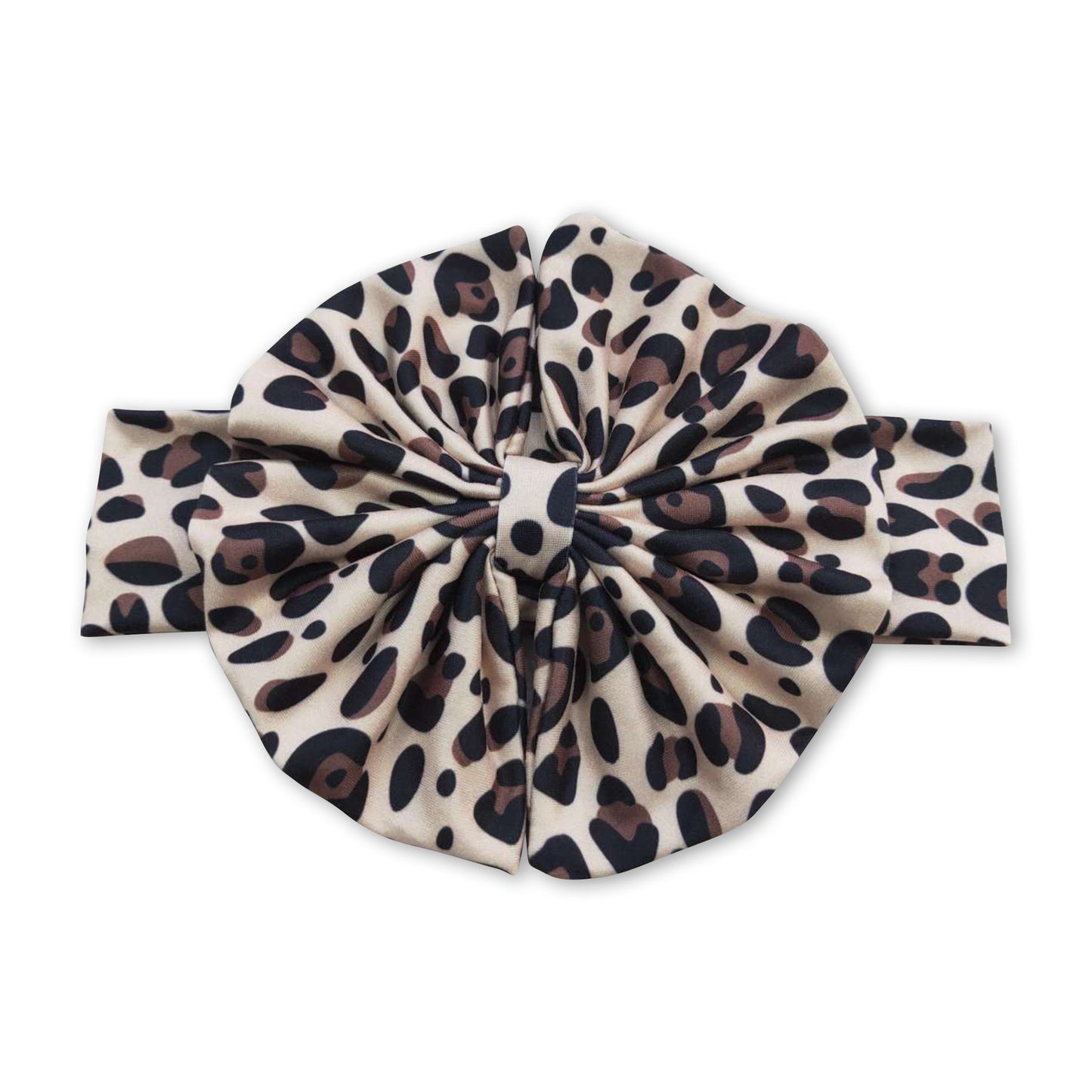 Fall vibes leopard smile pumpkin girls clothing set