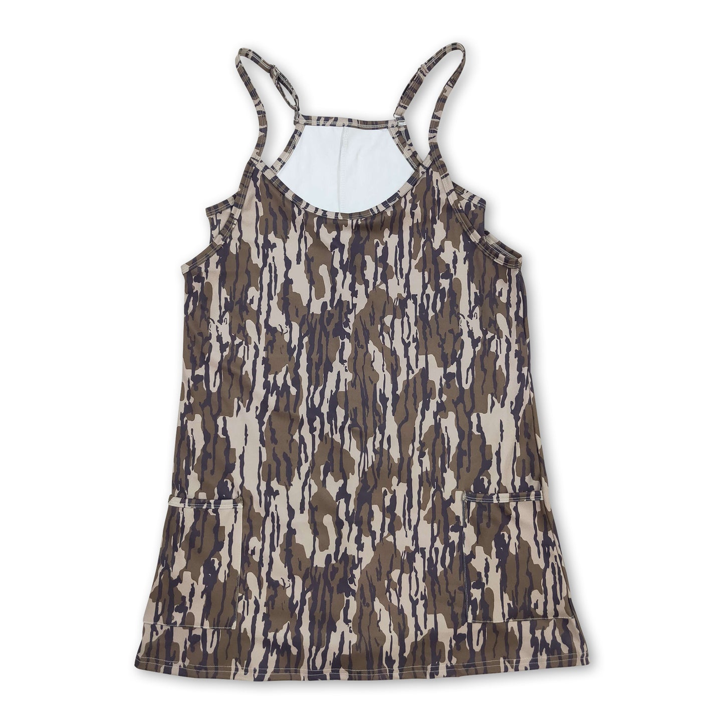 Camo straps adult women summer athletic dress