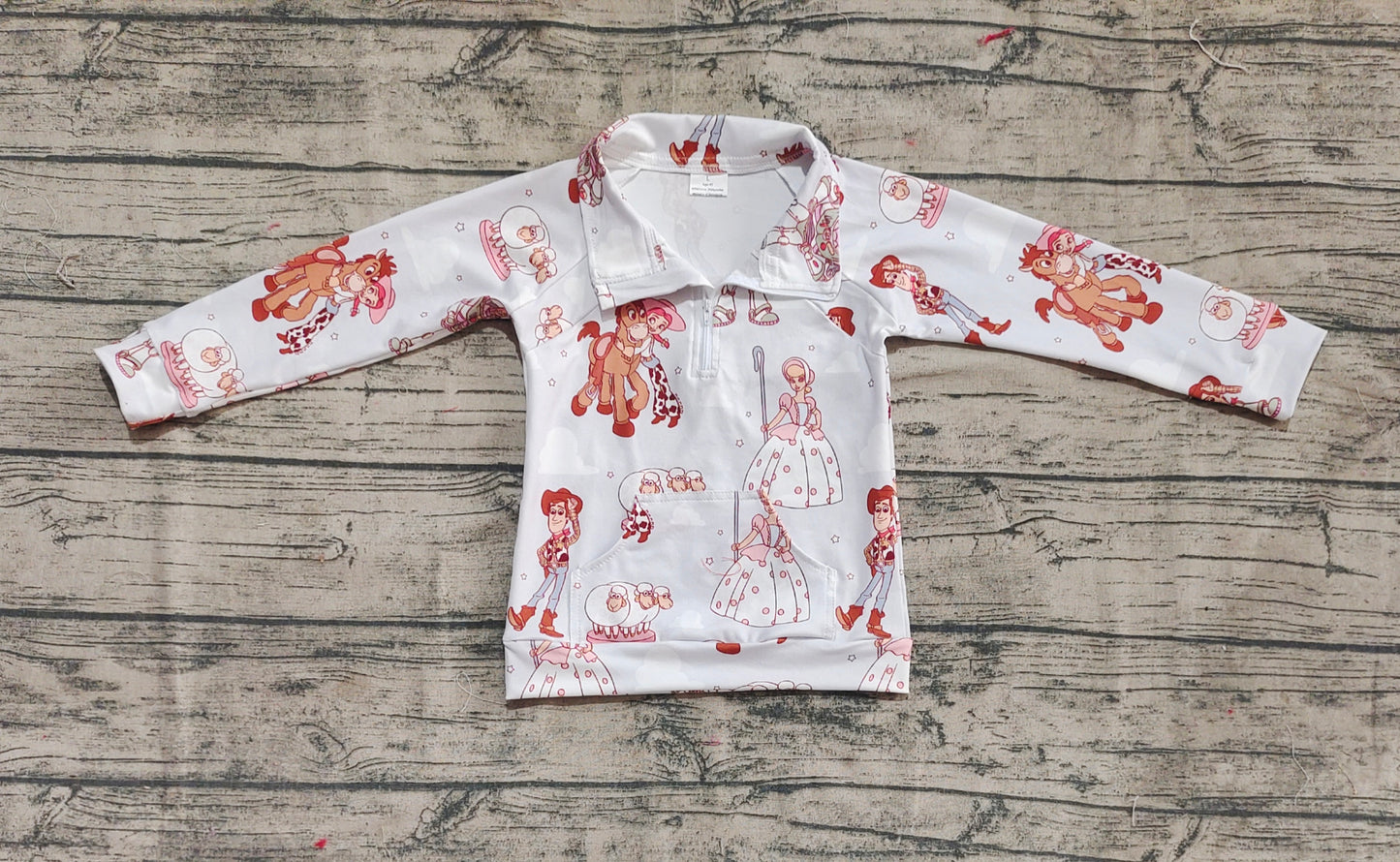 Long sleeves sheep toy baby kids pullover