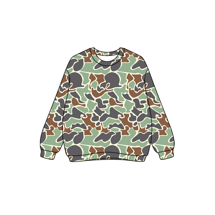 Long sleeves mint camo hunting adult women shirt