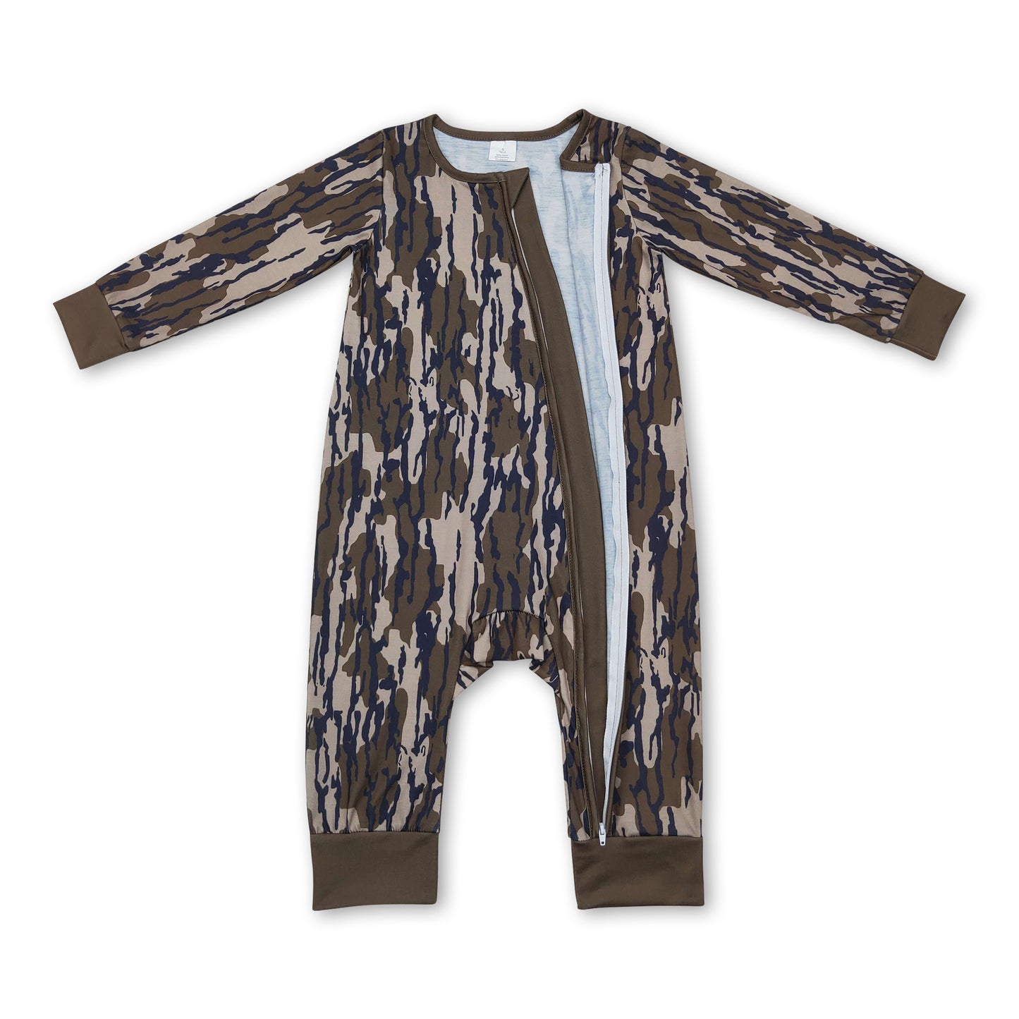 Long sleeves camo baby kids zipper romper ship from US