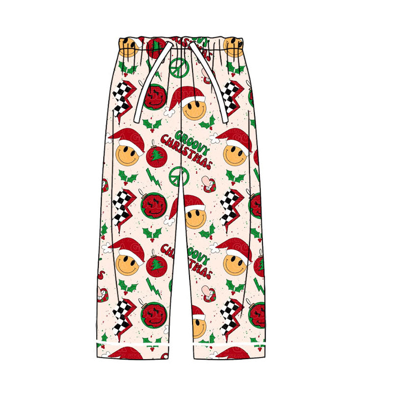 Christmas hat smile adult women sleepwear bottom