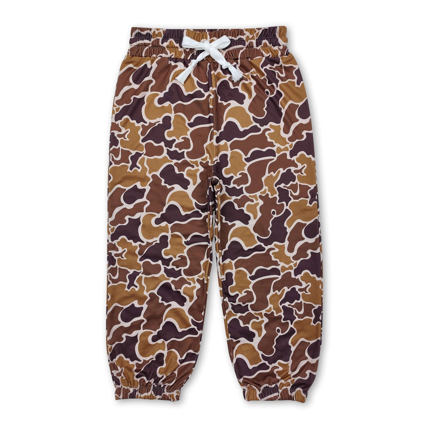 Brown camo pockets baby boys hunting pants ship from US