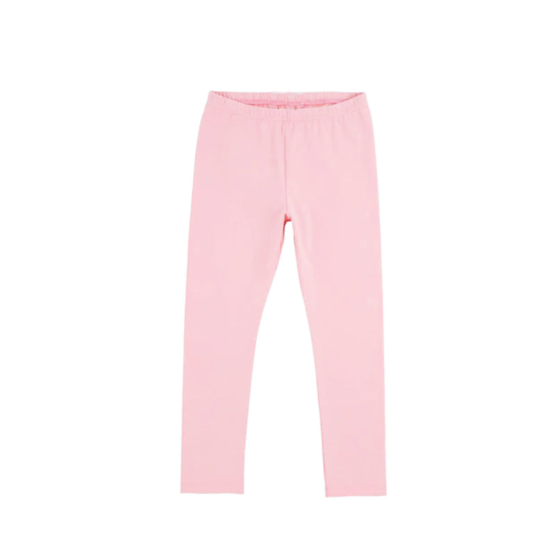 Pink cotton baby girls leggings
