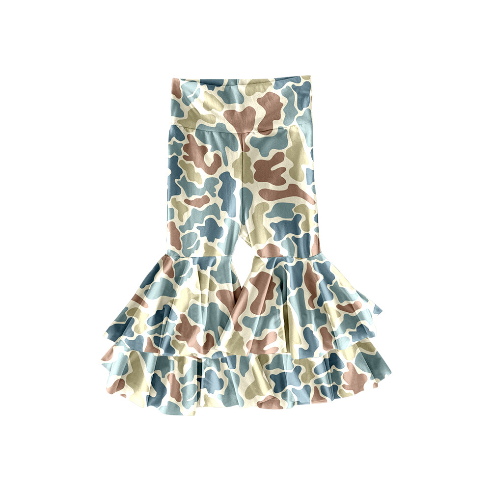 camo hunting kids girls yoga pants