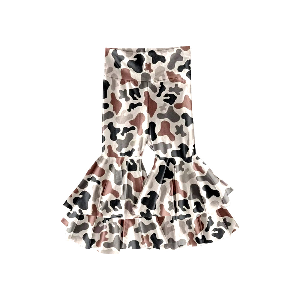camo hunting kids girls yoga pants