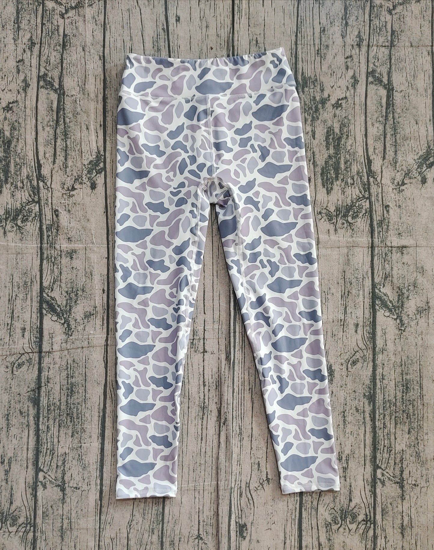 Grey camo adult women leggings