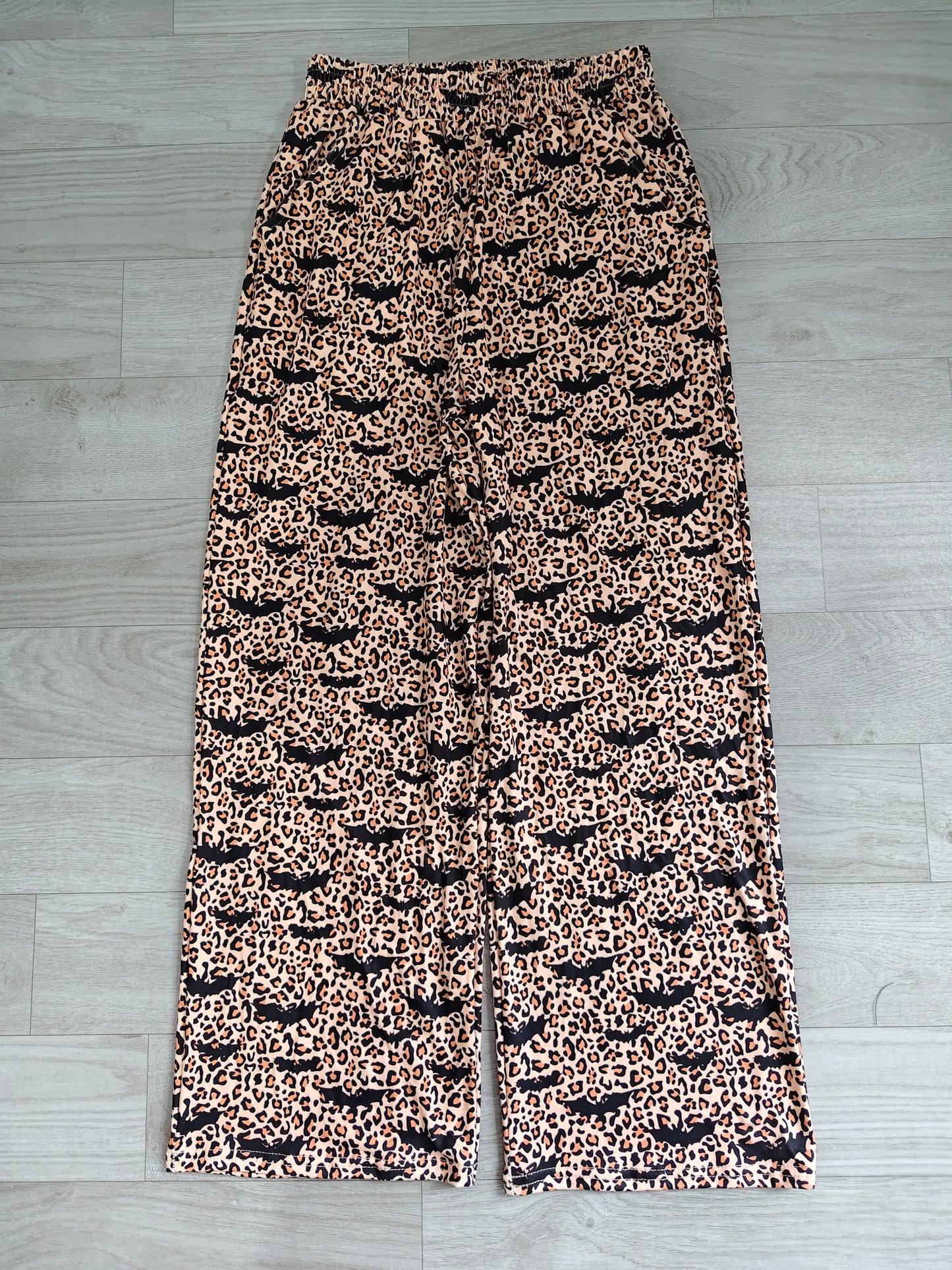 Leopard bat adult women Halloween pants