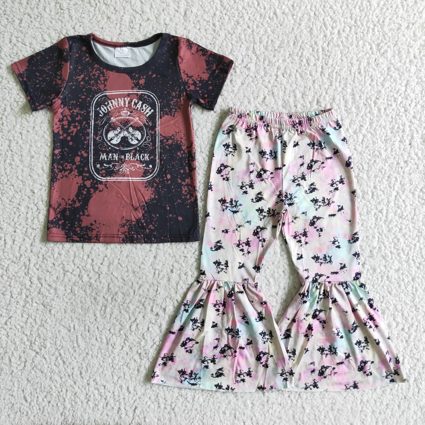 Girl Singer Bleached Shirt Music Outfit